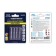 Щелочные батарейки Esperanza EZB102 Baterie Alkaliczne 4 шт ААА 1.5В - изображение 2