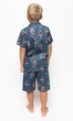 Піжама для хлопчика Cyberjammies Jasper 6789 4-5 років/110 см Зелений з принтом піратського корабля (5051877435766) - изображение 2