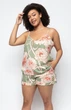 Піжама жіноча Cyberjammies Sage 9584-9585 12/M Зелений з квітковим принтом (5051877441736) - зображення 2