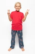 Піжама для хлопчика Cyberjammies Jasper 6792 10-11 лет/146 см Червоний з принтом піратського корабля (5051877435971) - зображення 1