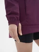 Спортивная кофта женская 4F Sweatshirt Fnk F078 4FSS23TFSWF078-53S XS Сливовая (5904698161034) - изображение 7