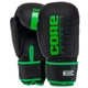 Перчатки для бокса и единоборств на липучке Core Boxing 8540 Black-Green 8 унций - изображение 1