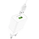 Зарядное устройство с быстрой зарядкой + кабель MicroUSB BOROFONE BA47A |USB, 3A/18W| Белый - изображение 4