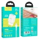 Зарядное устройство + кабель Lightning Apple HOCO N25 |2USB, 2.1A| Белый - изображение 8
