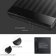 Внешний оптический привод USB 3.0 DVD-RW CD-RW, портативный дисковод, черный - изображение 6