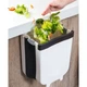 Сміттєвий контейнер Kitchen складаний Flexible Bin і розкладний на двері, з ABS пластик білий (Ave-Flexible) - зображення 1