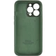 Чехол Silk Full Camera Protective (AA) для Apple iPhone 14 Pro Max (6.7") Зеленый / Cyprus Green Без бренда - изображение 2