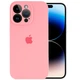Чехол Silicone Case Full Camera Protective (AA) для Apple iPhone 14 Pro Max (6.7") Розовый / Light pink Без бренда - изображение 5