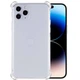 TPU чехол GETMAN Ease logo усиленные углы для Apple iPhone 14 Pro (6.1") Бесцветный (прозрачный) - изображение 4