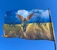 Прапор «Воїн світла. Слава ЗСУ! Пшеничне поле» 135х90 см PromoZP - зображення 2