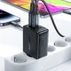 Сетевое зарядное устройство ACEFAST GaN A41 |2Type-C/1USB, 65W/5A, PD/QC| адаптер с быстрой зарядкой Black - изображение 5