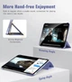 Чехол обложка BBM1 Leather для iPad 10 2022/2024 10.9"/iPad 11" 2025 (A16) Серо-фиолетовый - изображение 2
