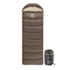 Спальник с капюшоном Naturehike U150 NH20MSD07, (11°C), левый, коричневый - изображение 1