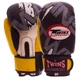 Перчатки боксерские PVC на липучке TWINS жёлтые, Размер 6oz - изображение 1