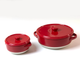 Форма для запікання МВМ MY HOME кругла із кришкою біло-червона (KP-45 M WHITE/RED) - зображення 8