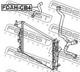 Патрубок радиатора Focus/C-Max 03-07 Febest (FDAHCB4) - изображение 2