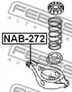 Сайлентблок рычага NISSAN TEANA, MURANO 03- задн. мост с двух сторон (Выр-во FEBEST) Febest (NAB272) - изображение 2
