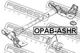 Сайлентблок подвески Febest (OPABASHR) - изображение 2