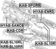 Сайлентблок рычага HYUNDAI IX35, KIA SPORTAGE 04 - задн. мост слева (Пр-FEBEST) Febest (KABSL10RL) - изображение 2