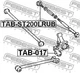 Сайлентблок рычага TOYOTA CAMRY, CARINA 92-02 задн. мост (Выр-во FEBEST) Febest (TABST200LRUB) - изображение 2