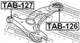 Сайлентблок рычага TAYOTA RAV 4 II 00-05 перед. мост низ (Выр-во FEBEST) Febest (TAB127) - изображение 2