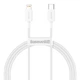 Кабель Baseus Superior Series Type-C to IP PD 20W 1m White - зображення 1