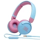 Навушники JBL JR 310, Blue/Pink (JBLJR310BLU) - изображение 1
