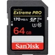 Карта памяти SanDisk 64GB SDXC class 10 V30 UHS-I U3 Extreme Pro (SDSDXXY-064G-GN4IN) - изображение 1