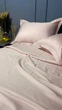 Постельное бельё Premium MLS сатин Семейный комплект 150*220(х2)/50*70 светло розовый - изображение 1