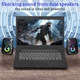 Акустическая система для ПК E-1053 USB RGB подсветка 6W Черный - зображення 5