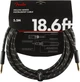 Кабель інструментальний FENDER CABLE DELUXE SERIES 18.6' BLACK TWEED (228440) - изображение 1