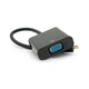 Конвертер micro HDMI (папа) на VGA(мама) 30cm, Black, 4K/2K, Пакет - изображение 1