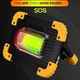 Світлодіодний ліхтар LED прожектор USB L811-20W-COB-1W з Power Bank - зображення 4