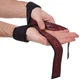 Лямки ремешки для становой тяги напульсник для тяги Zelart Pro Grip 167064 Black-Red - изображение 1