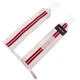 Бинты кистевые для жима и тяги Zelart 167071 White-Red - изображение 2