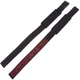 Лямки ремешки для становой тяги напульсник для тяги Zelart Pro Grip 167064 Black-Red - изображение 7