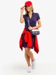 Платье-футболка короткое летнее женское U.S. Polo Assn 215904-6800A XS Синее (786660551075) - изображение 2