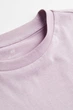 Футболка H&M Relaxed Fit M светло фиолетовый 1003662032 - изображение 5