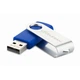 USB флеш накопитель eXceleram 8GB P1 Series Silver/Blue USB 2.0 (EXP1U2SIBL08) - изображение 2