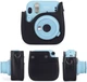 Чехол для фотоаппарата Fujifilm Instax Mini 12 Black / Черный - изображение 5