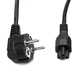 Кабель для блоку живлення ноутбука CEE 7/7-C5 1.2м 2.5А/250V 3x0.75мм 3-pin шнур для заряджання ноутбука (VS7005937) - изображение 5