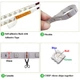 Светодиодная влагозащищенная LED лента 5050 RGB комплект - изображение 4