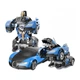 Робот-трансформер на радиоуправлении Bugatti Robot Car Size 1:18 Синяя - изображение 1