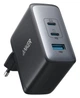 Зарядка ANKER PowerPort 736 Nano II - 100W 2xUSB-C PD & 1xPIQ GaN (Чорна) - изображение 1