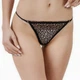 Трусики-стринги женские кружевные на регуляторах Felisiya Lingerie Черный 204-170/863кп One size - изображение 1