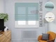 Римская штора система Light I&H Джуси велюр Бирюзовый 190*170 см - изображение 1