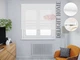Римская штора система Light I&H Джуси велюр Белый 120*170 см - изображение 1