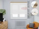 Римська штора система Light I&H Джусі велюр Білий з верхнім кантом 160*170 см - зображення 1