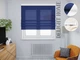 Римська штора система Light I&H Джусі велюр Синій з верхнім кантом 150*170 см - зображення 1