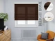 Римская штора система Light I&H Джуси велюр Шоколадный с верхним кантом 190*170 см - зображення 1